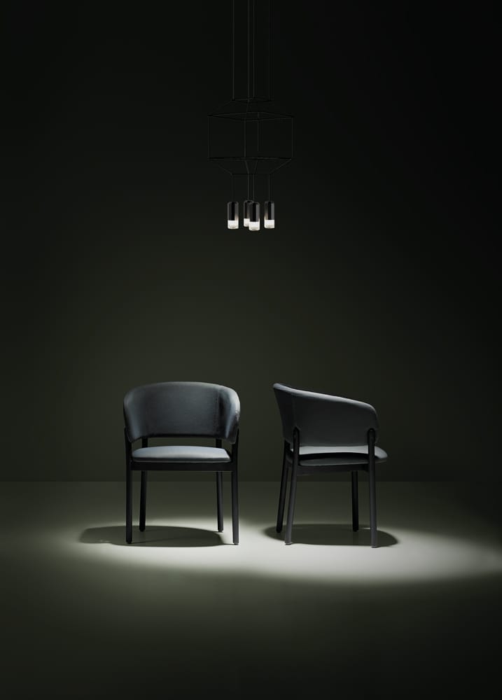 Мягкий тканевый стул с подлокотниками Blasco&Vila RC Wood ARCH-00035373 - Вид №3