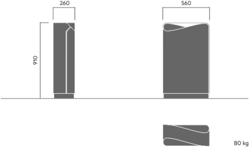 VESTRE Контейнер для мусора из оцинкованной стали Dialog sun-id-1465535 - Вид №6