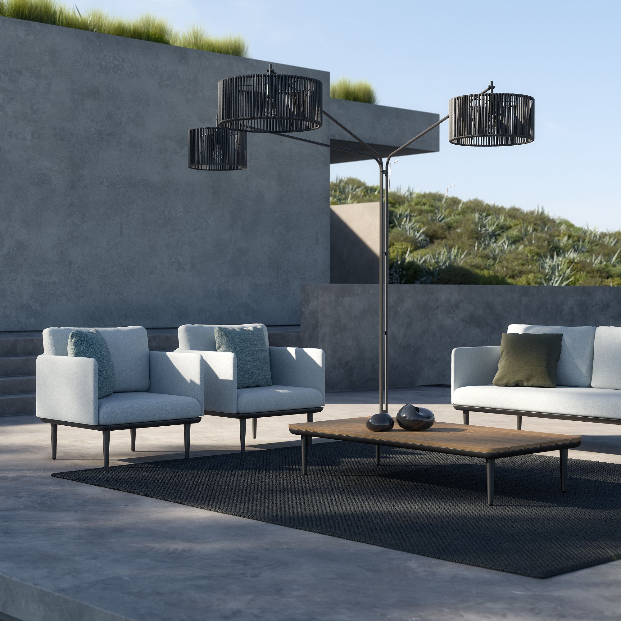 Прямоугольный садовый стол из тикового дерева Royal Botania Styletto Lounge ARCH-00077946 - Вид №2