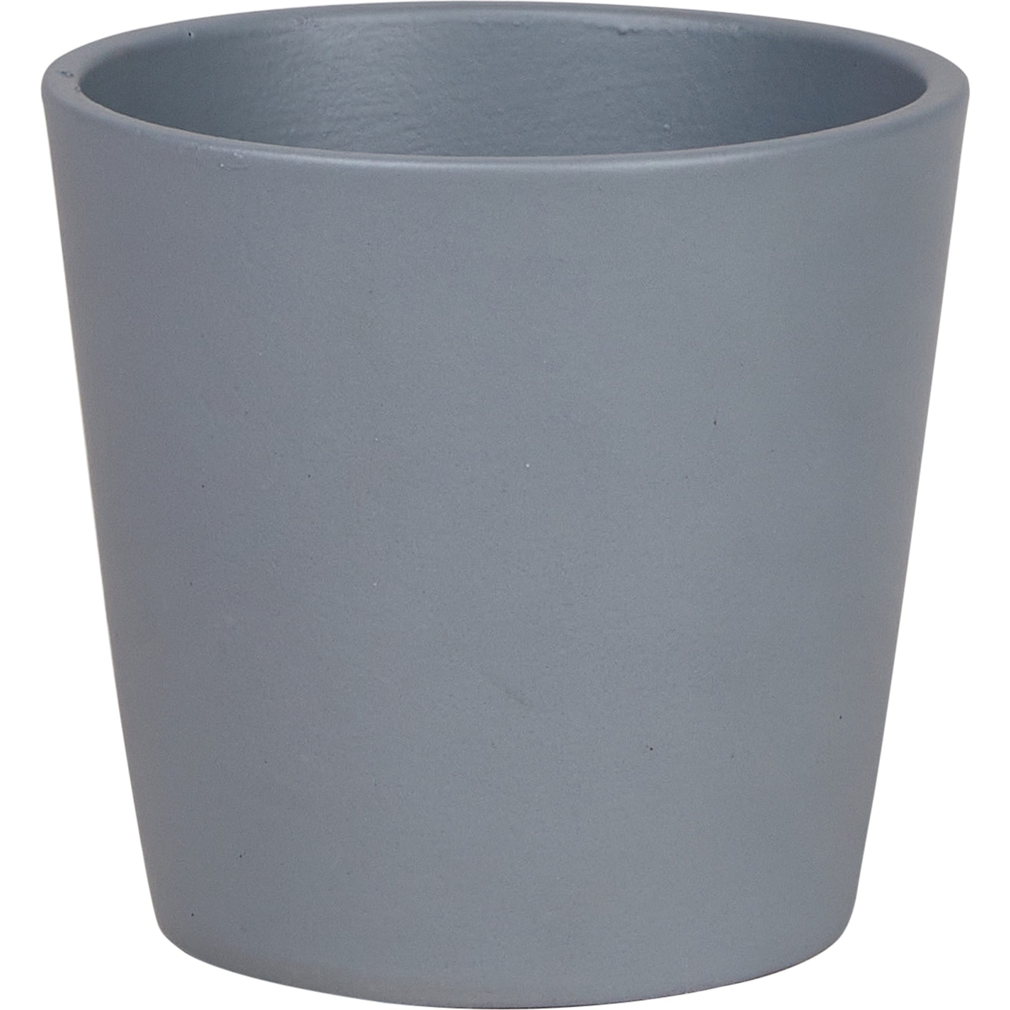 83801939 Кашпо для цветов ø8 h7 см v0.2 л глина серый Кактусник Santreyd 