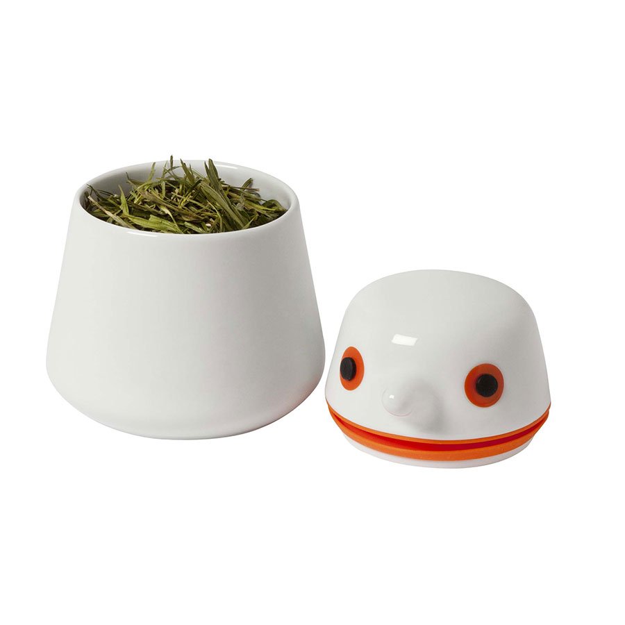 Банка для хранения 400 мл оранжевая Birdie QDO  00-3872099 Белый;оранжевый  - Вид №3