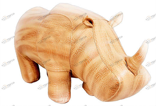 Пуф "Носорог" мини светло-коричневый EUROSON ЖИВОТНЫЕ 126110 Коричневый