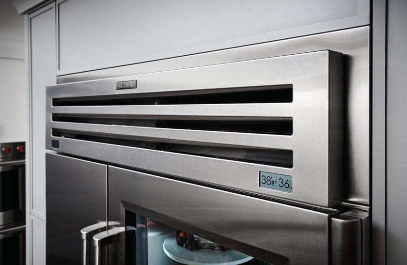 Sub-Zero Холодильник из нержавеющей стали со стеклянной дверцей класса а + Pro 48 Icbpro4850g  - Вид №8