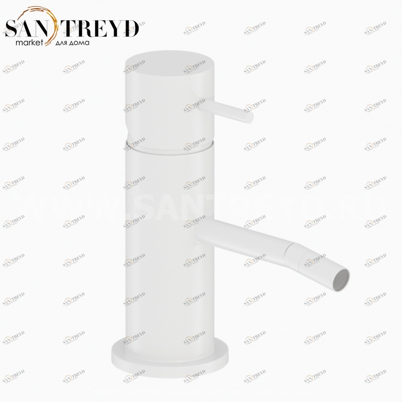 922930 Смеситель для биде без донного клапана, цвет Белый бархат Kerasan Nolita Италия