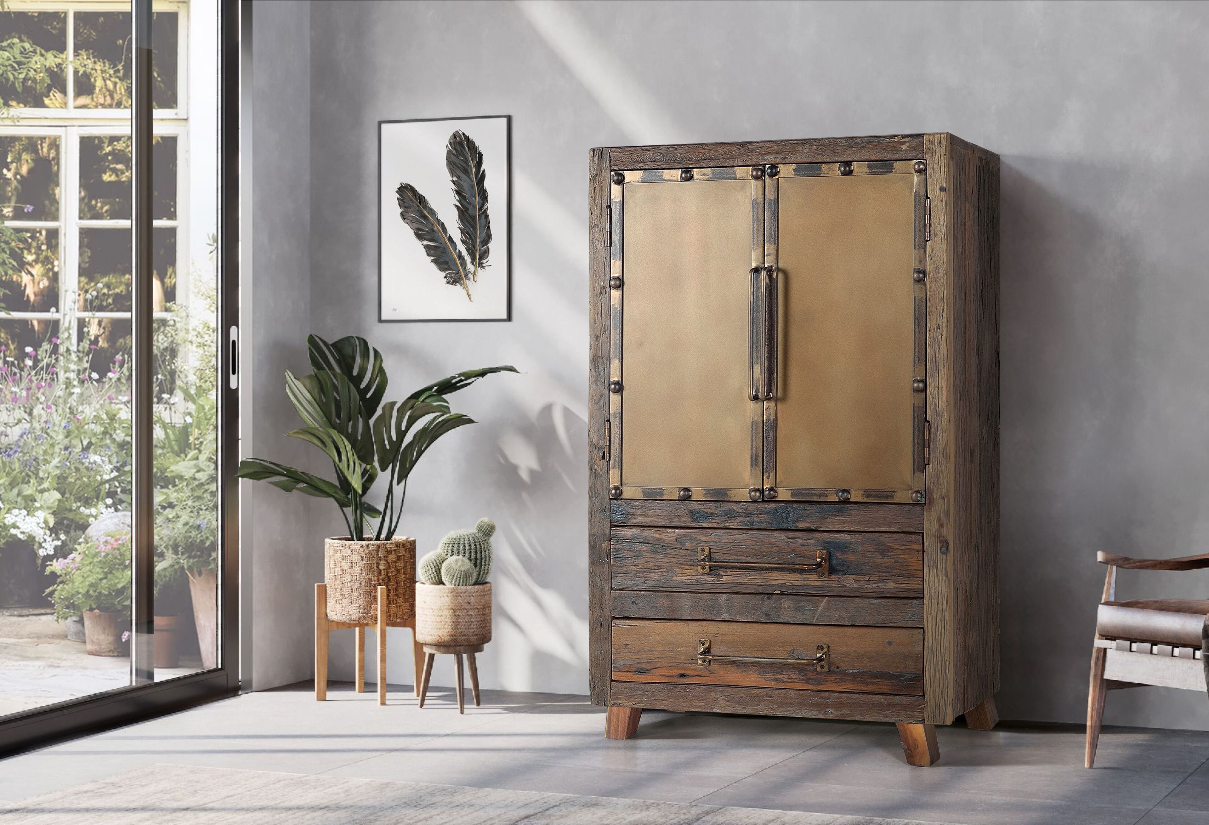 Восстановленный деревянный шкаф Giner y Colomer Сандерленд ARCH-00023896 - Вид №7