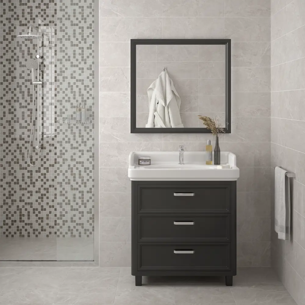 Плитка настенная Kerama Marazzi Феррара 20x50 см 1.2 м² цвет серый глянцевый 84407405 STLM-2164756 - Вид №5