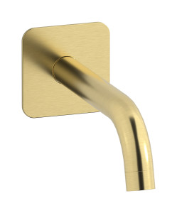 Длинный настенный излив для ванны WE ARE IB id328is_22 Brushed Pale Gold Industria