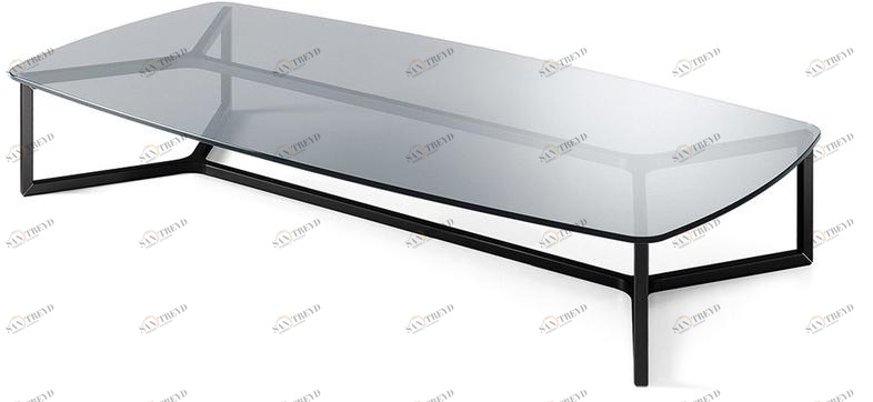 Gallotti&Radice Прямоугольный журнальный столик из хрусталя Raj sun-id-1453450