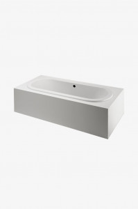 CLAW5R Классическая овальная ванна с воздушным потоком и джакузи 72 "x 37" x 22 "с центральным сливом Waterworks