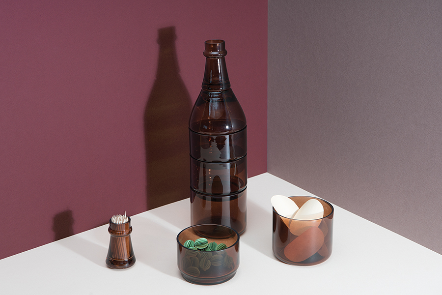 DYLAPERAM Набор из 5-ти емкостей для аперитива l'ap?ro, коричневый Doiy  - Вид №4