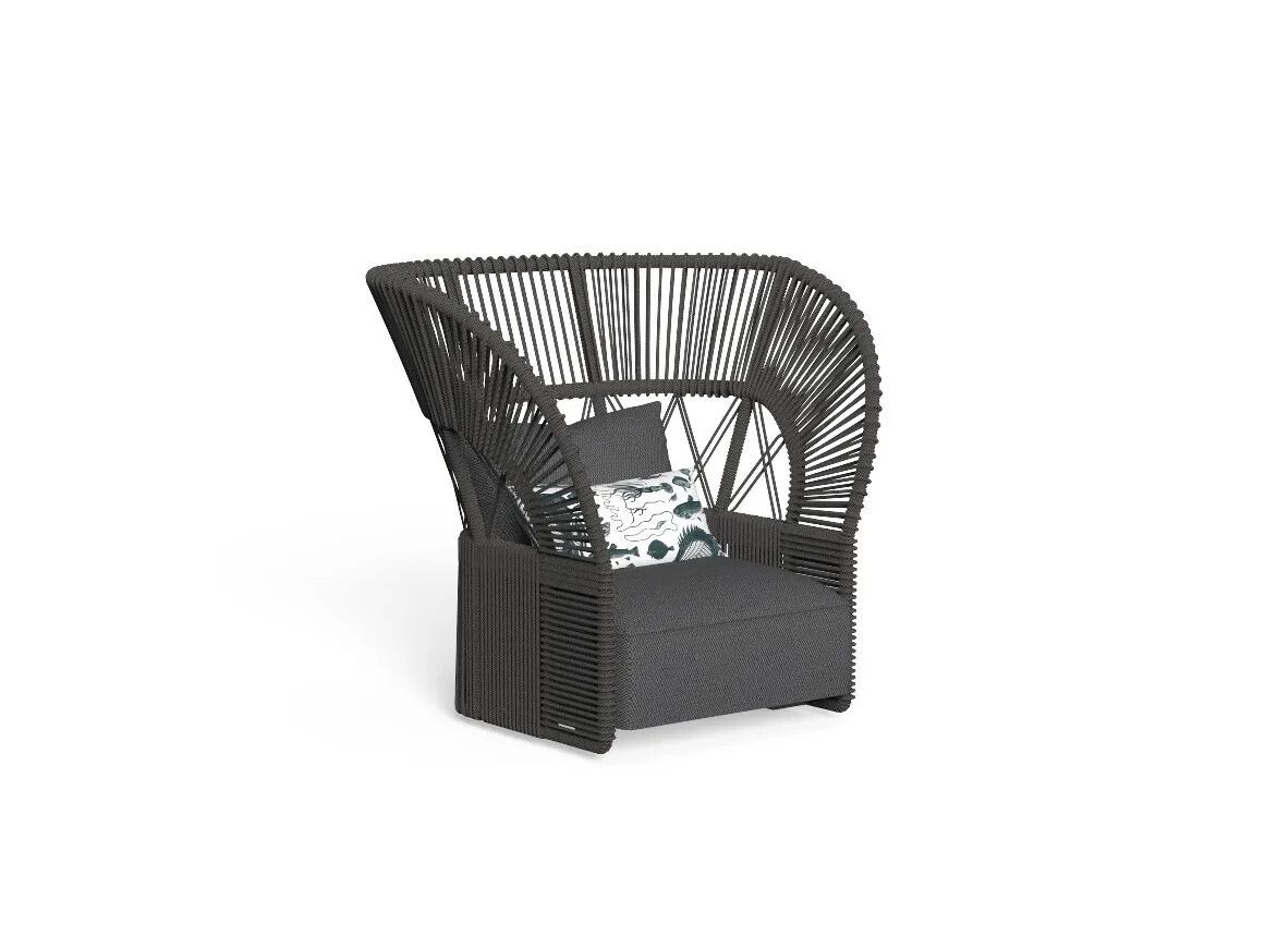 Веревочное садовое кресло с подлокотниками Talenti Cliff Decò ARCH-00050803 - Вид №6