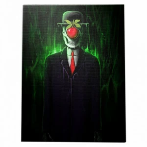 Картина с покрытием объемным гелем 100х80 см The Son Of A Man by Nicebleed ICON DESIGNE  096855 Зеленый;черный;разноцветный