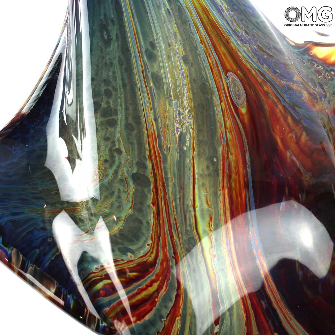 720 ORIGINALMURANOGLASS Cкульптура Рыба Скат - автор Andrea Tagliapietra - муранское стекло OMG 40 см  - Вид №1