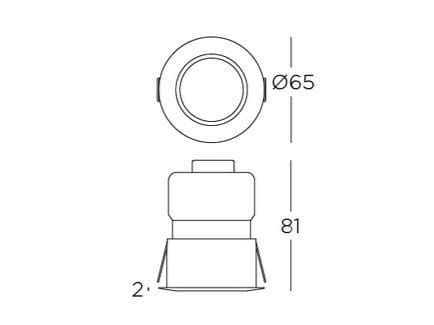 Алюминиевый круглый светодиодный светильник LedsC4 Play ARCH-00037370 - Вид №2