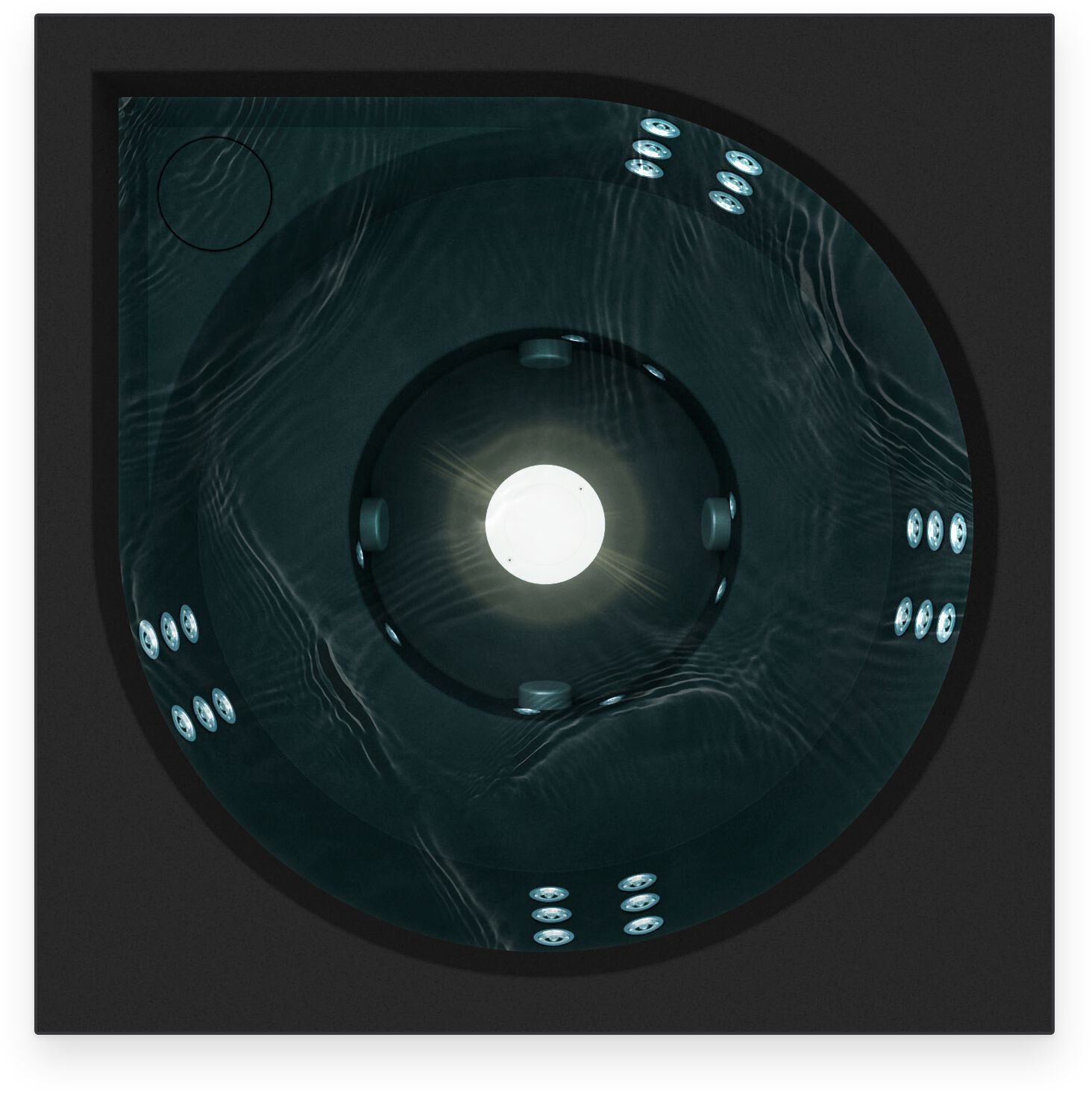 Открытый джакузи акриловые мини-бассейн Drop VUOLLE ARCH-00027102 - Вид №10