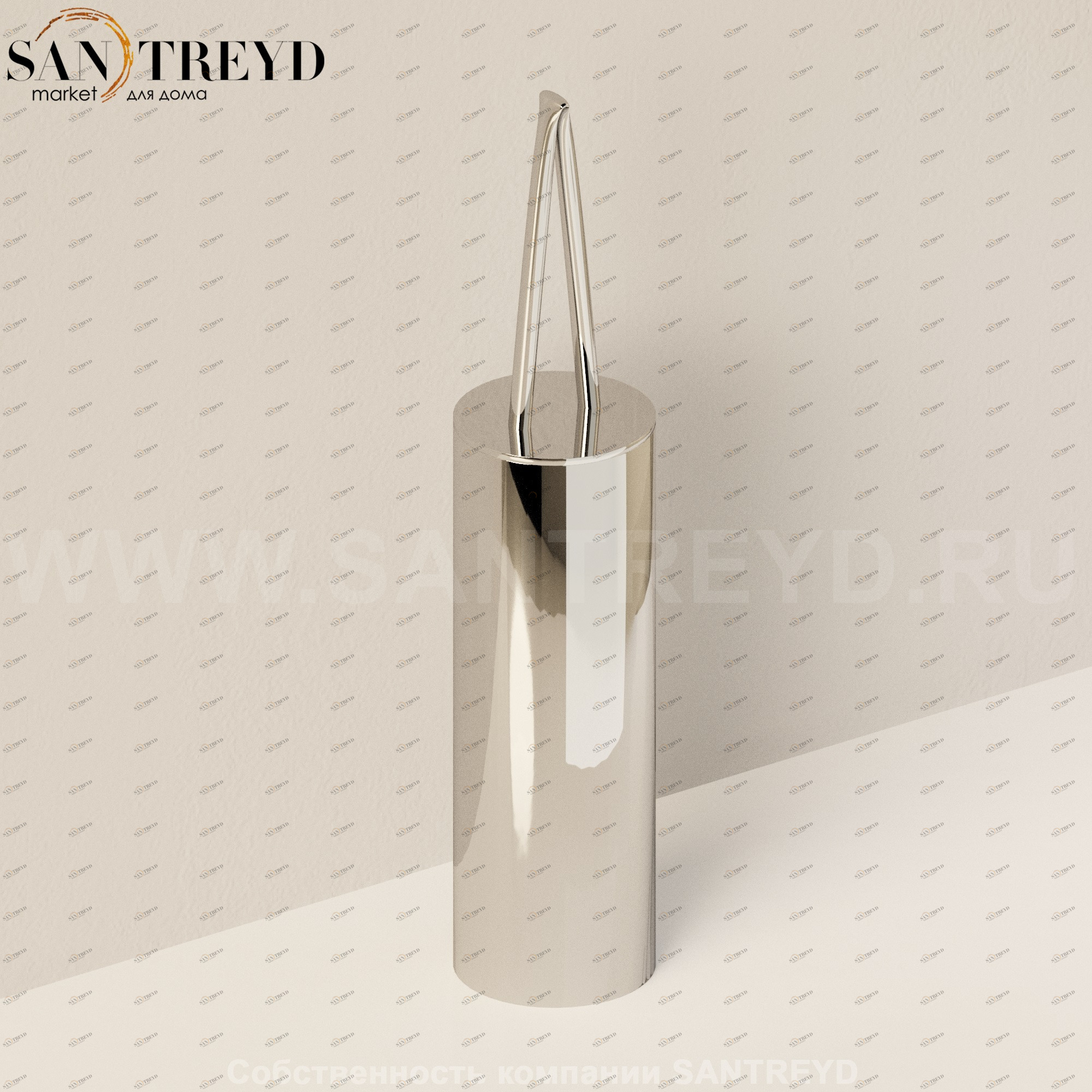 Flaminia FOLD Туалетный ёрш хромированный FLPF.CR Ceramica Flaminia FLPFCR