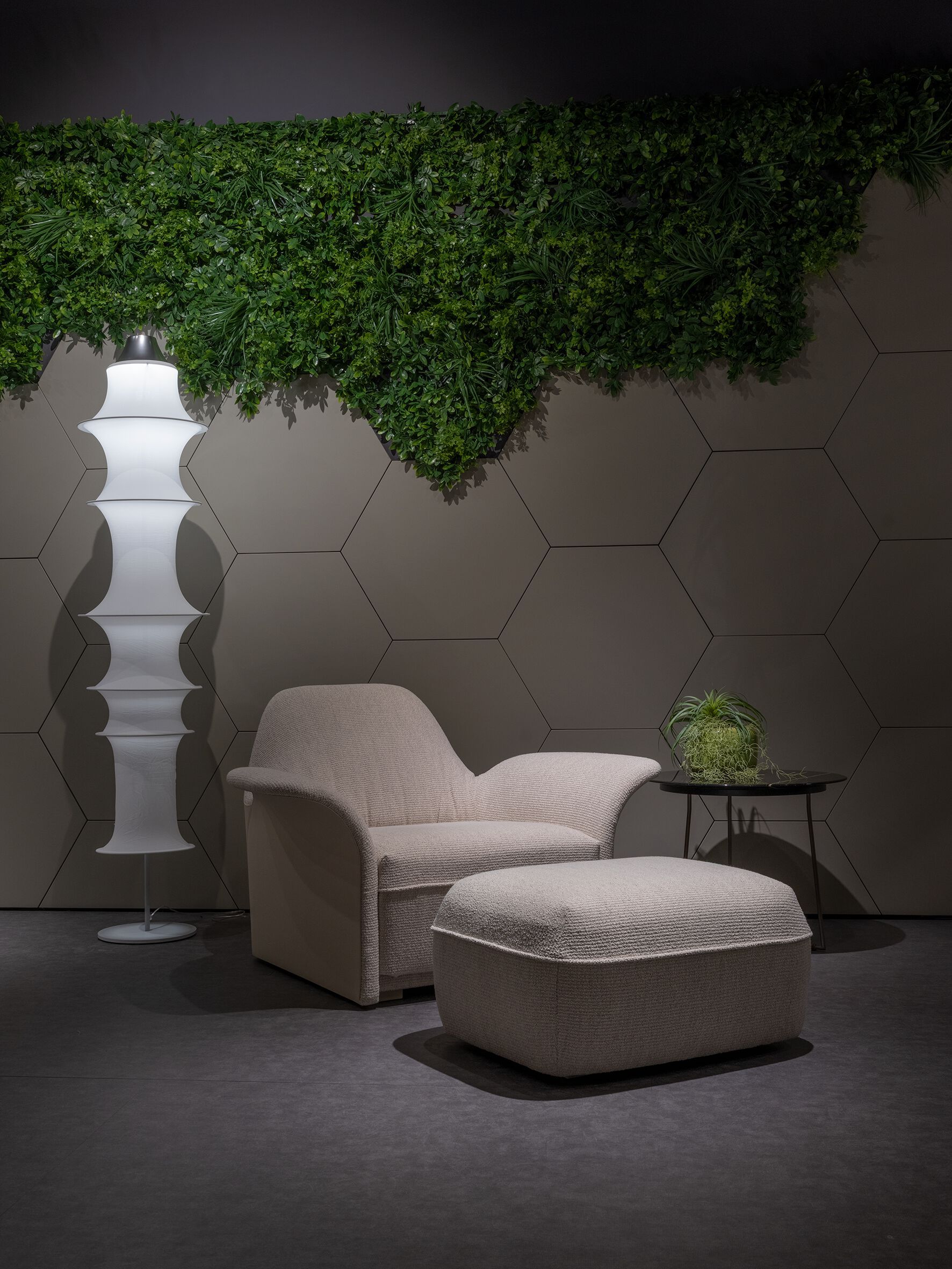 Кресло из ткани и кожи Casa Covre ALBATRO ARCH-00004812 - Вид №1