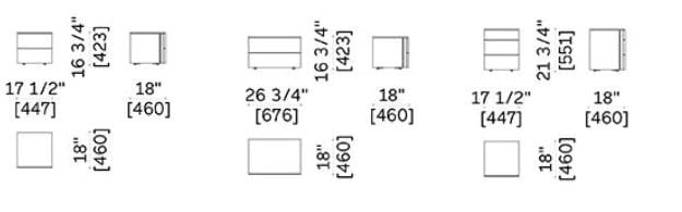 Деревянная тумбочка с ящиками Lema Florens ARCH-00093462 - Вид №5