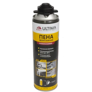 Пена монтажная пистолетная Ultima Gun всесезонная 500 мл 82378244 STLM-2131711