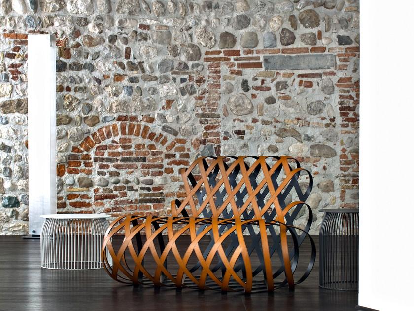 La Cividina Низкий круглый стальной журнальный столик на контракт Turi turi sun-id-1376673 - Вид №4