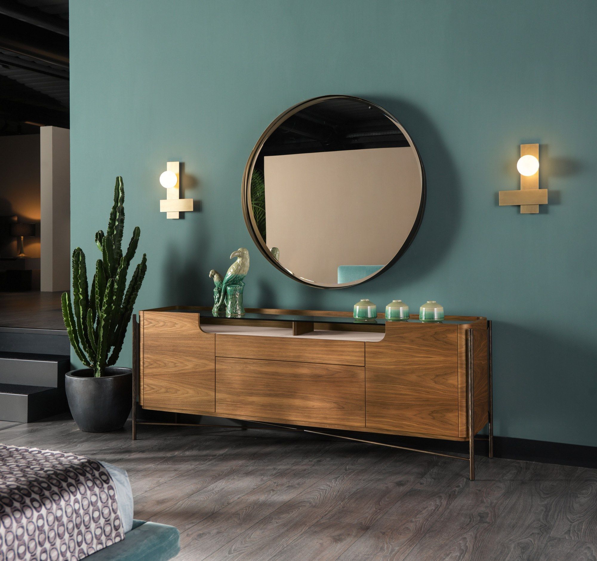 Настенное круглое зеркало с рамкой Cantori Роден ARCH-00084352 - Вид №6