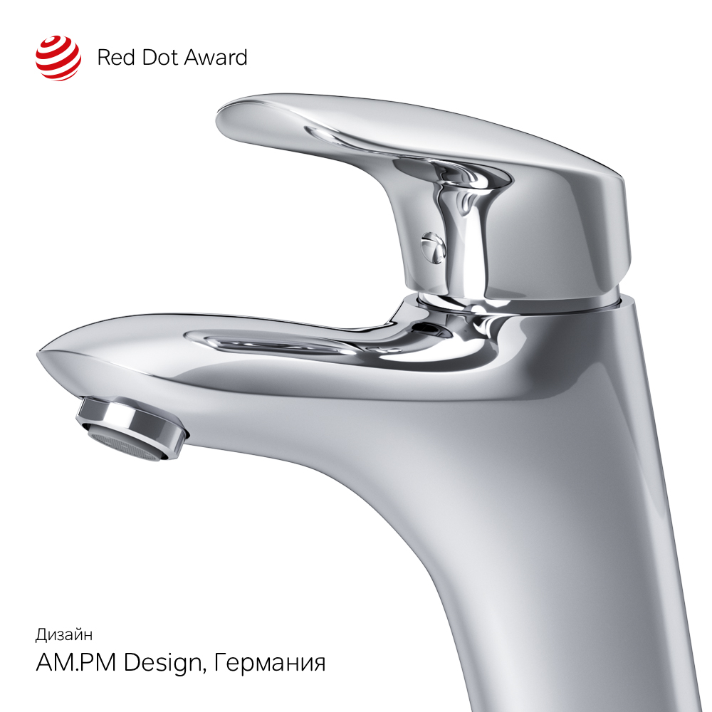 F5302132 смеситель для умывальника излив 146 мм хром шт AM.PM Bliss L - Вид №8