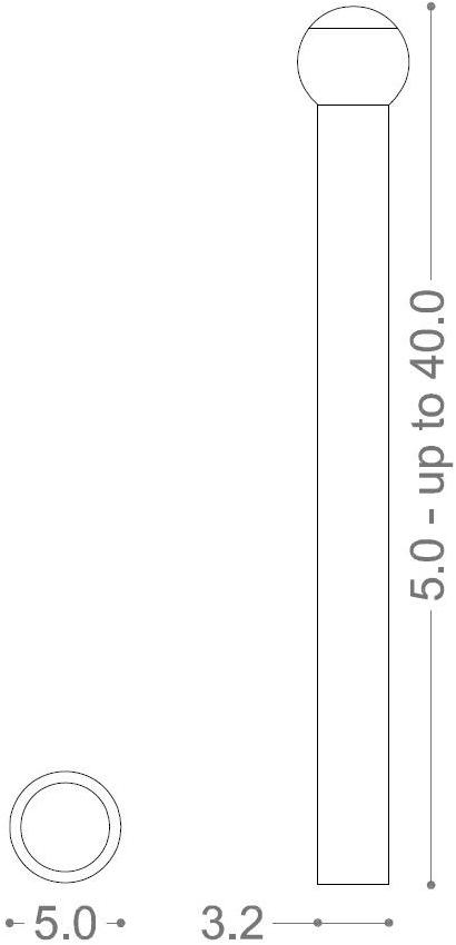 PURALUCE Светодиодный столб  35490-w-360  - Вид №2