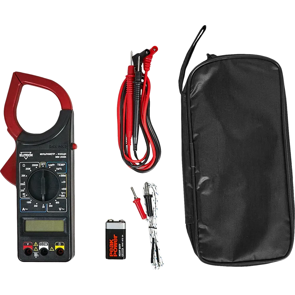 Мультиметр Elitech ММ 200К — профессиональный измерительный прибор 89202632 STLM-0842264 - Вид №5
