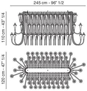 VGnewtrend Люстра Pyrex® Octopus 7511699.00 - Вид №3