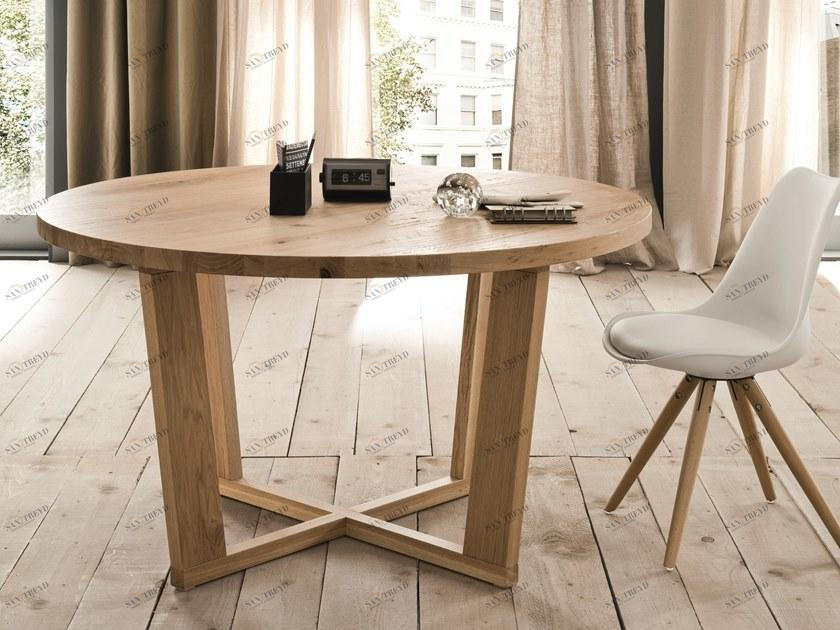 AltaCorte Круглый стол для гостиной из дуба Ecolab Lb-ta7842