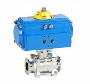GENEBRE 5013 11 160 ЗАЖИМ ШАРОВОГО КЛАПАНА 3 ЧАСТИ С ПНЕВМАТИЧЕСКИМ ПРИВОДОМ GNP