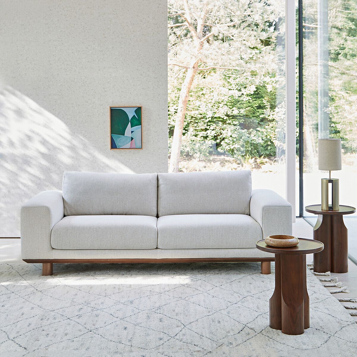 Круглый журнальный столик из орехового дерева AMPM STIGIDO ARCH-00081618 - Вид №5