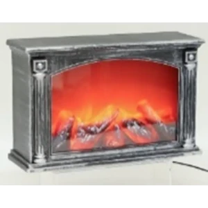 Светящаяся электрическая фигура Камин Classic 3 лампы 11.7 см черный