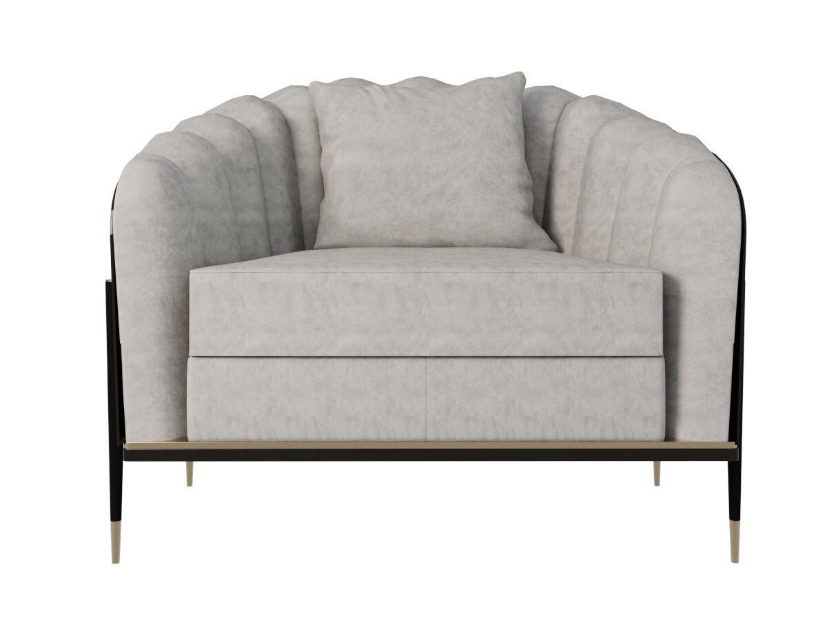 Тканевое кресло с подлокотниками HUGUES CHEVALIER Gatsby ARCH-00034382