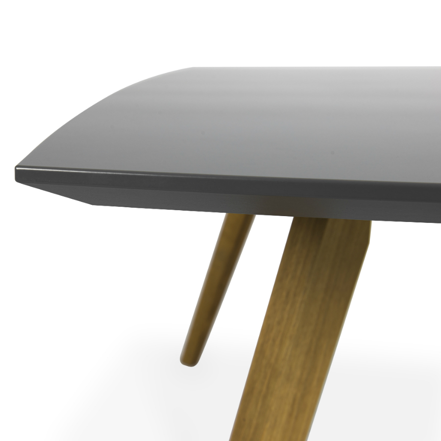 Стол обеденный Tenzo Bess, 75х185х95 см, дуб, серый 2180014 - Вид №5