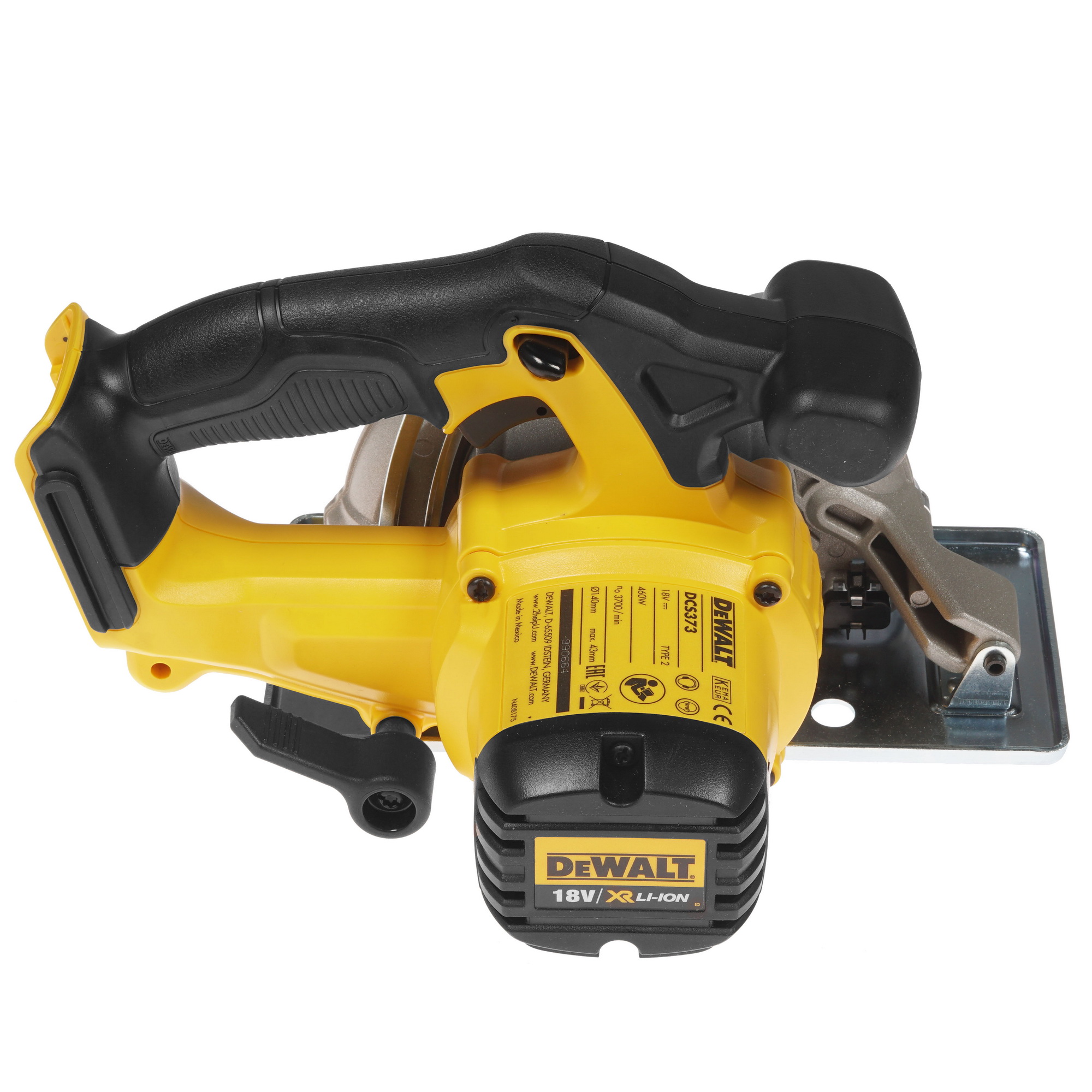 Пила дисковая DeWalt DCS373N XR FLEXVOLТ 18/54V 5301363 STDN-0116627 - Вид №3