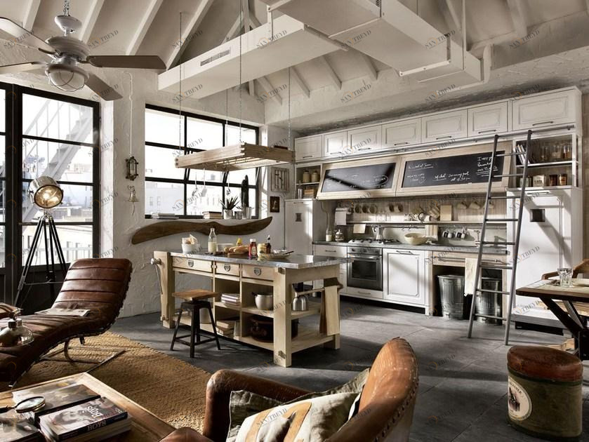 Marchi Cucine Лаковая оборудованная кухня с островом Nolita sun-id-1379886