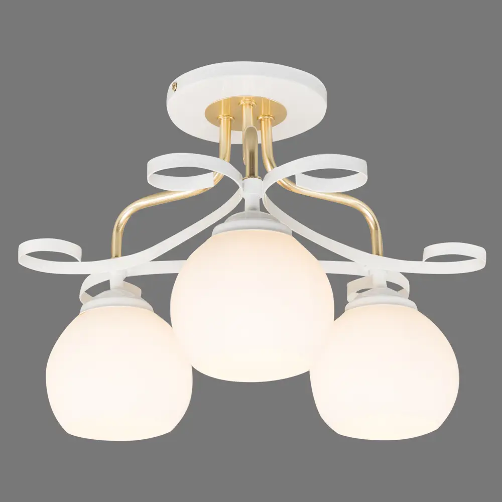 Люстра Принцесса 3хЕ27х60 Вт цвет белый СВЕТУС STLM-2055242 - Вид №3