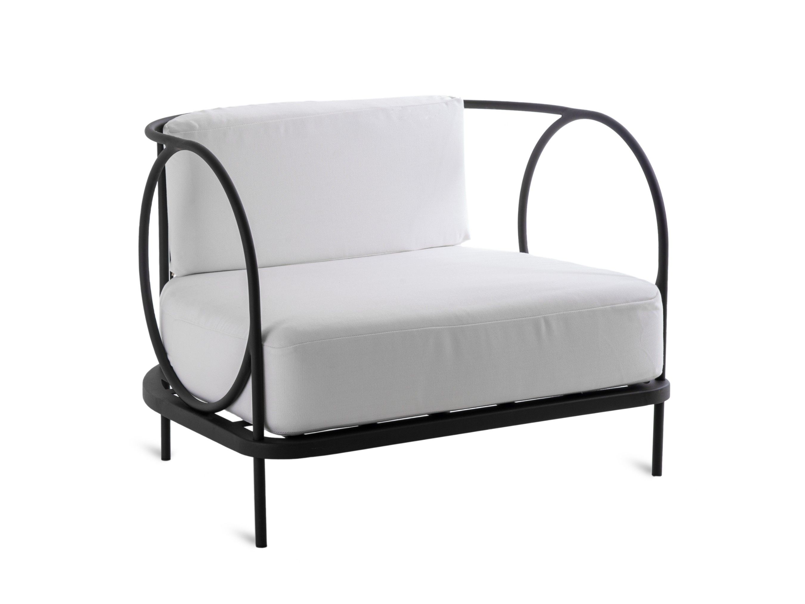 Кресло из оцинкованного железа и подушки из акриловой ткани Unopiù Arip ARCH-00036283