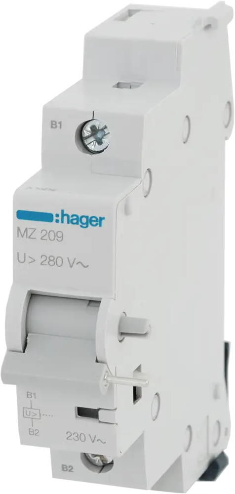 83825378 Расцепитель перенапряжения Hager MZ209 до 63 А STLM-0044745