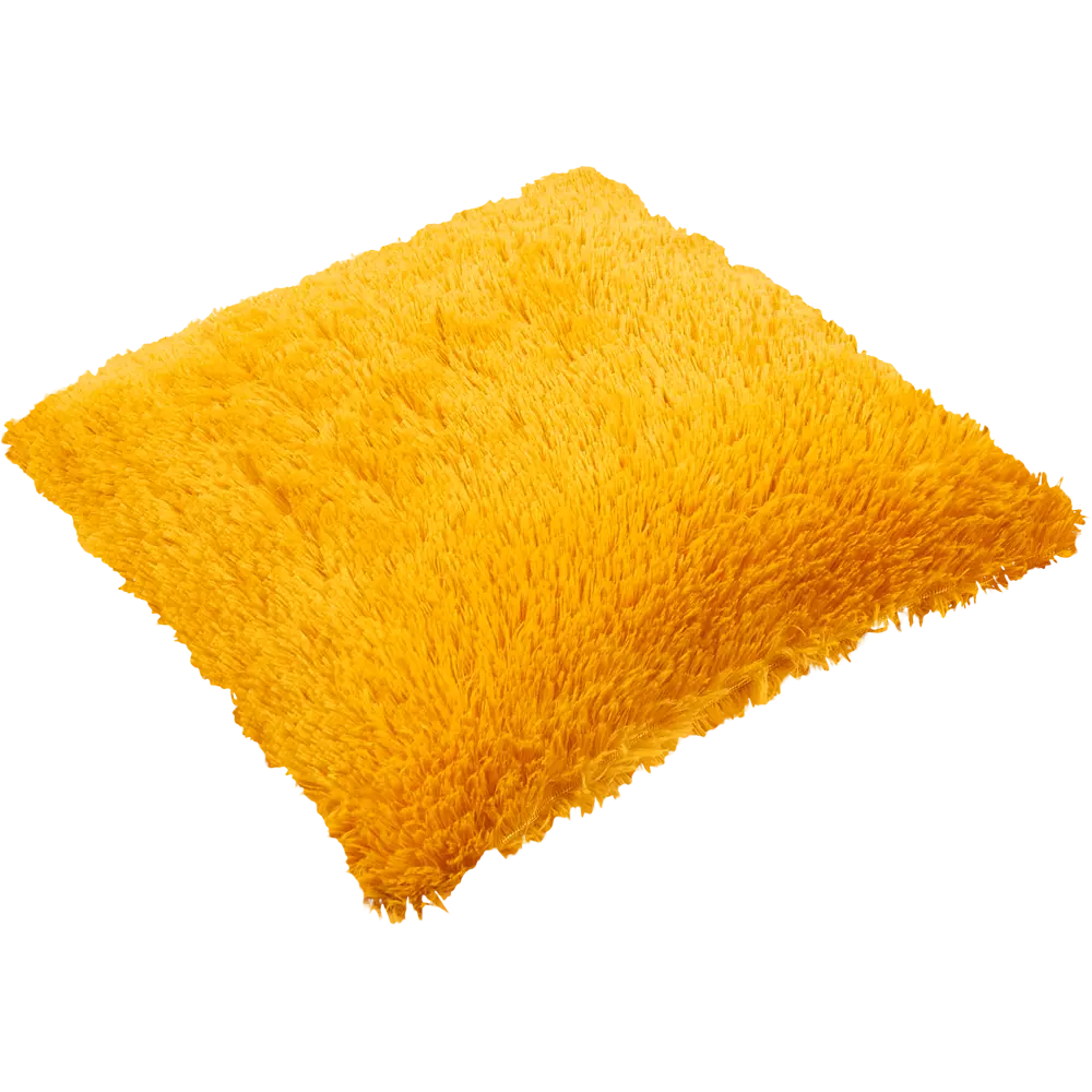 Подушка Искусственный мех 40x40 см цвет желтый Eclair STLM-2207424 - Вид №1