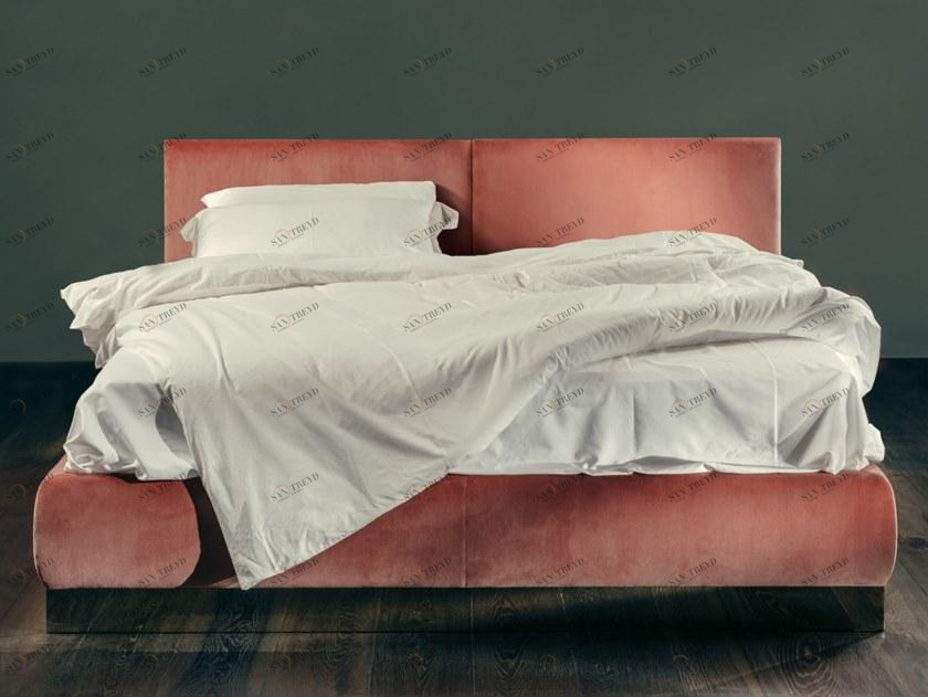 GIOPAGANI Кровать с обивкой из ткани Senza fine sun-id-1350094