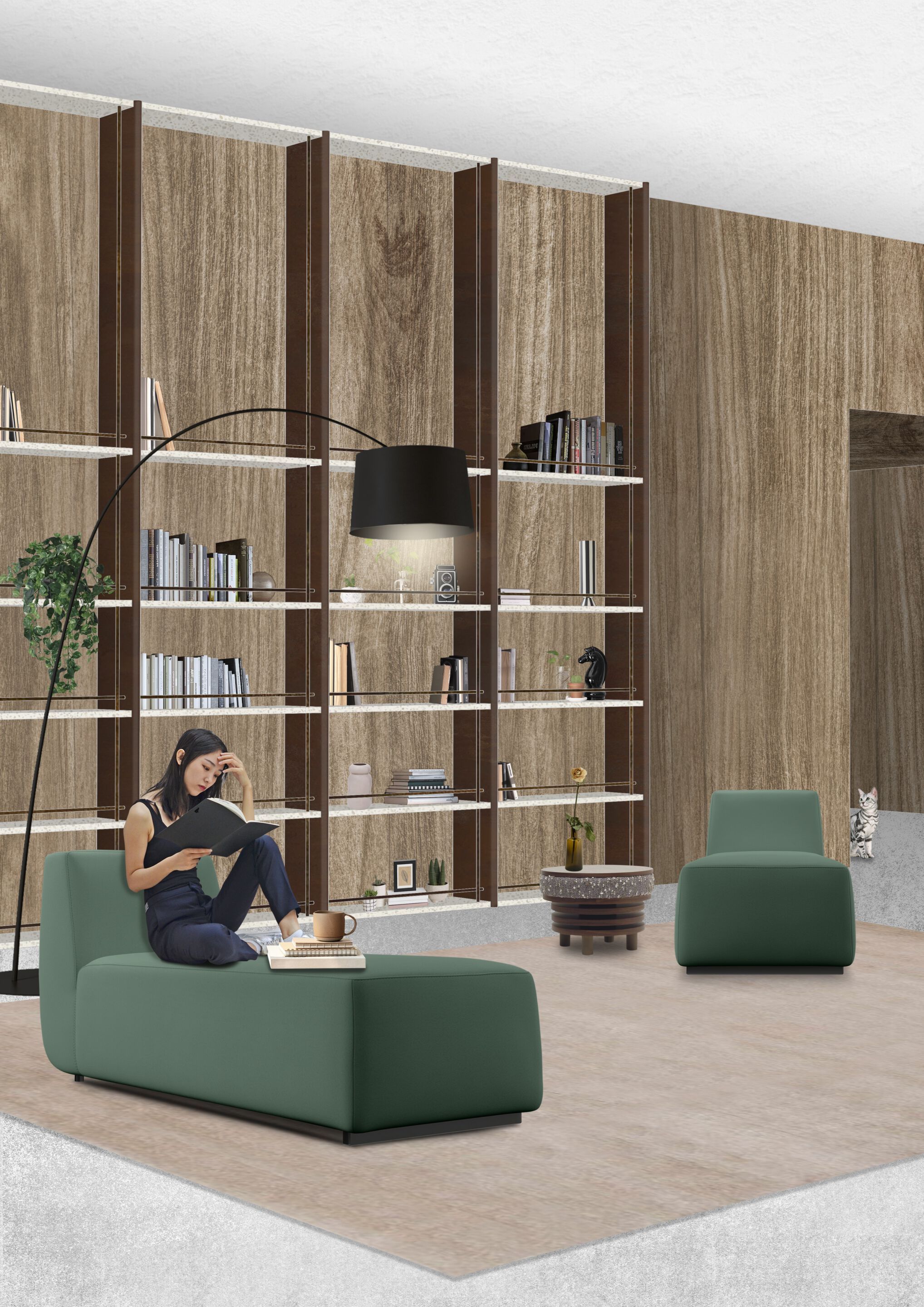 Мягкая ткань Dormeuse Adrenalina Nuda ARCH-00030617 - Вид №2