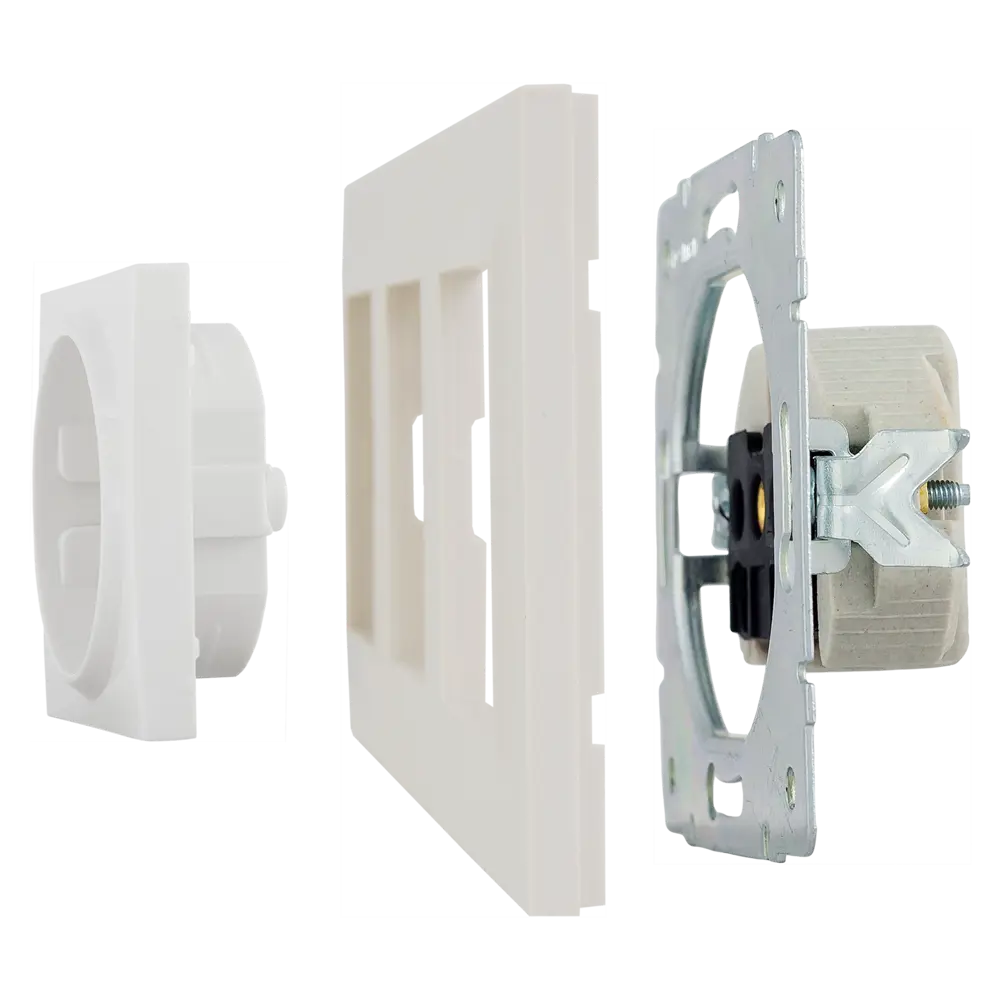 82064598 Рамка для розеток и выключателей Legrand Structura 3 поста, цвет слоновая кость STLM-0018589 - Вид №2