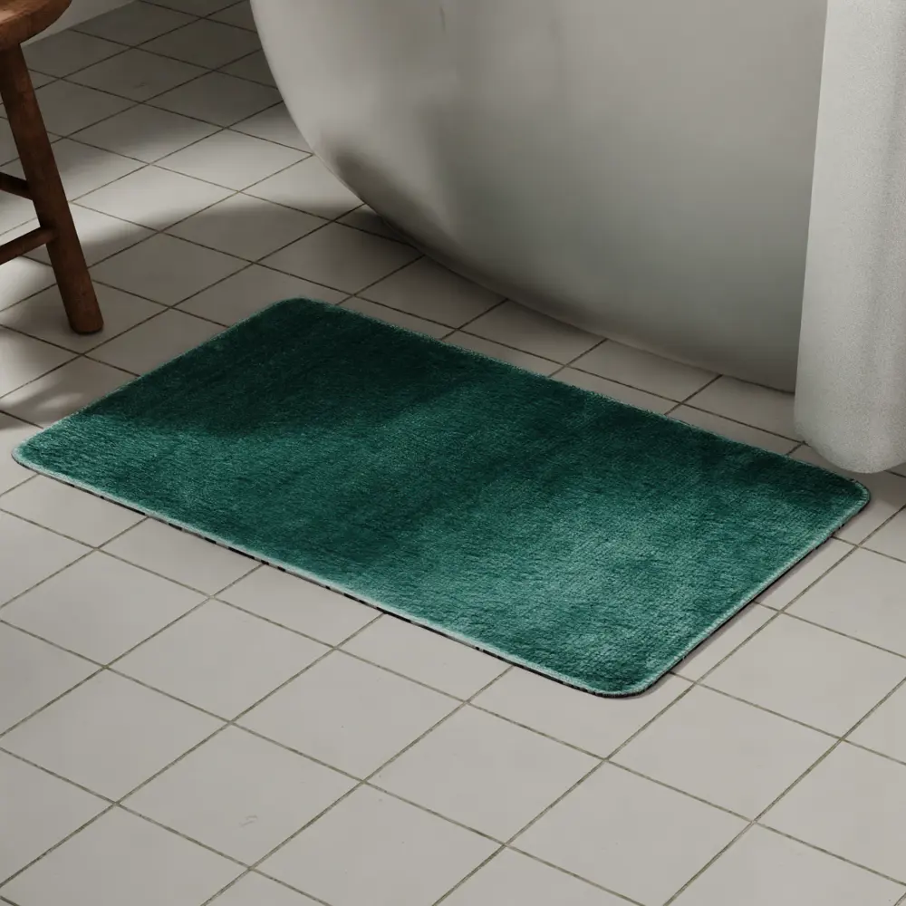 Коврик для ванной Swensa Presto бирюзовый 50x80 см 89414013 STLM-1584159