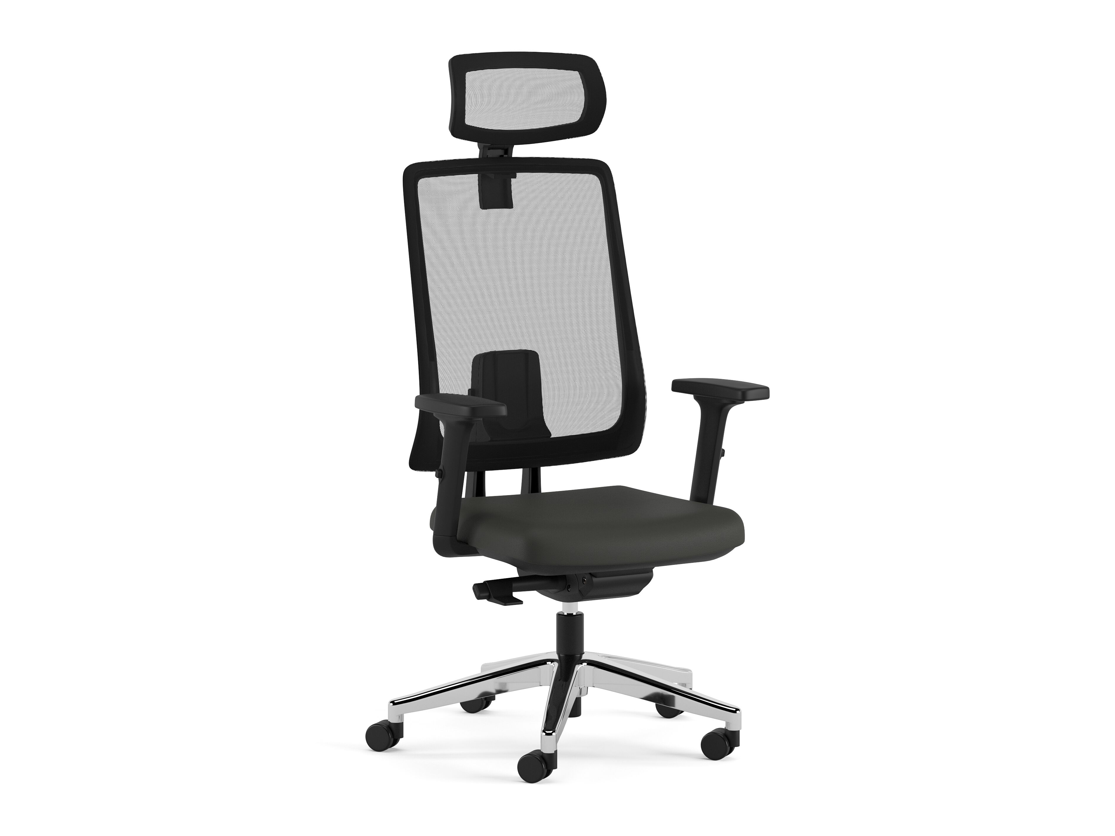 Тканевое вращающееся офисное кресло с подголовником Ersa Snap ARCH-00037828