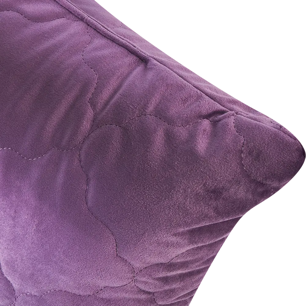 Подушка Ромб 50x50 см цвет сиреневый LINEN WAY STLM-2045411 - Вид №2