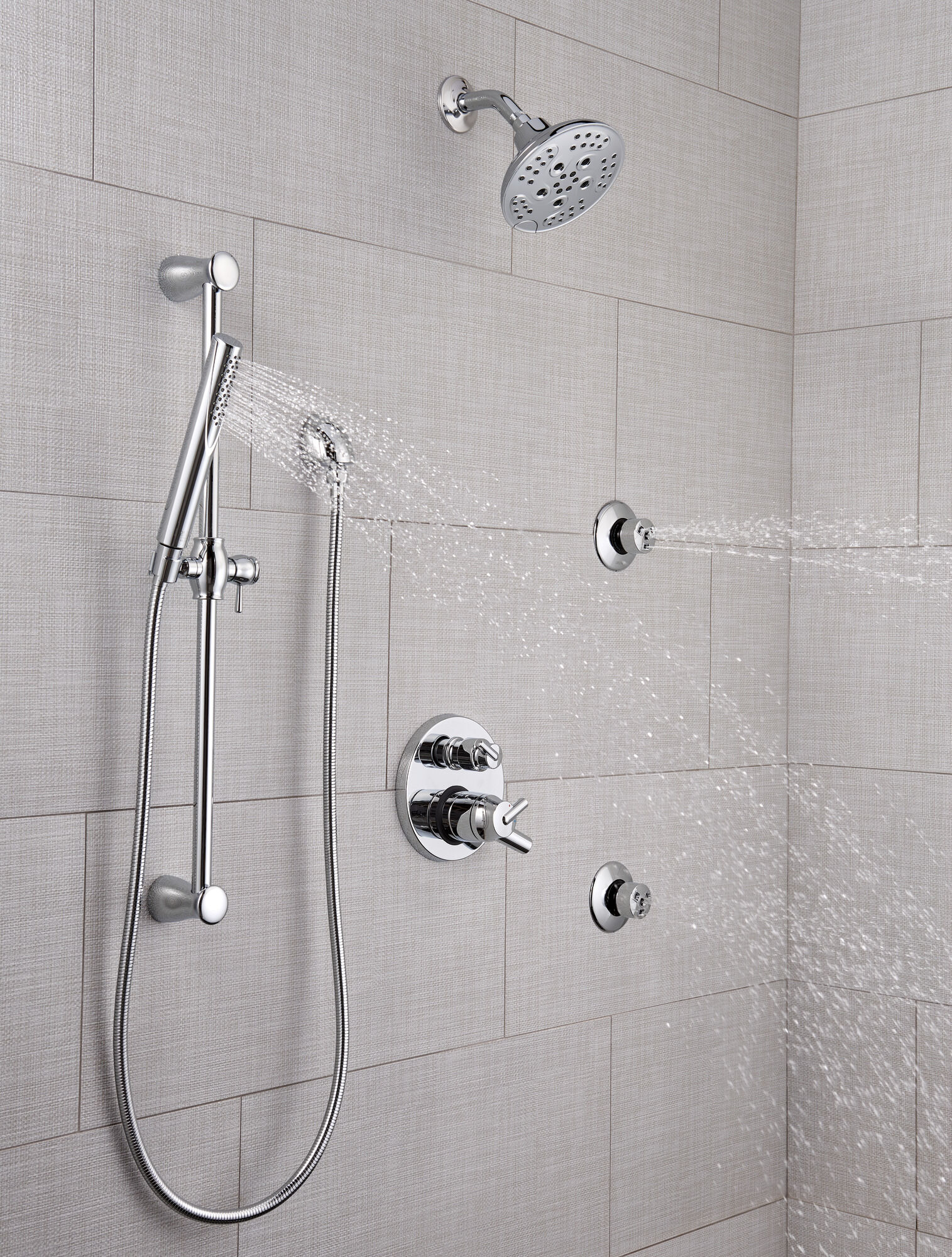 Трим клапана Contemporary Monitor® серии 17 со встроенным переключателем на 6 положений Delta Faucet T27959-CZ - Вид №2