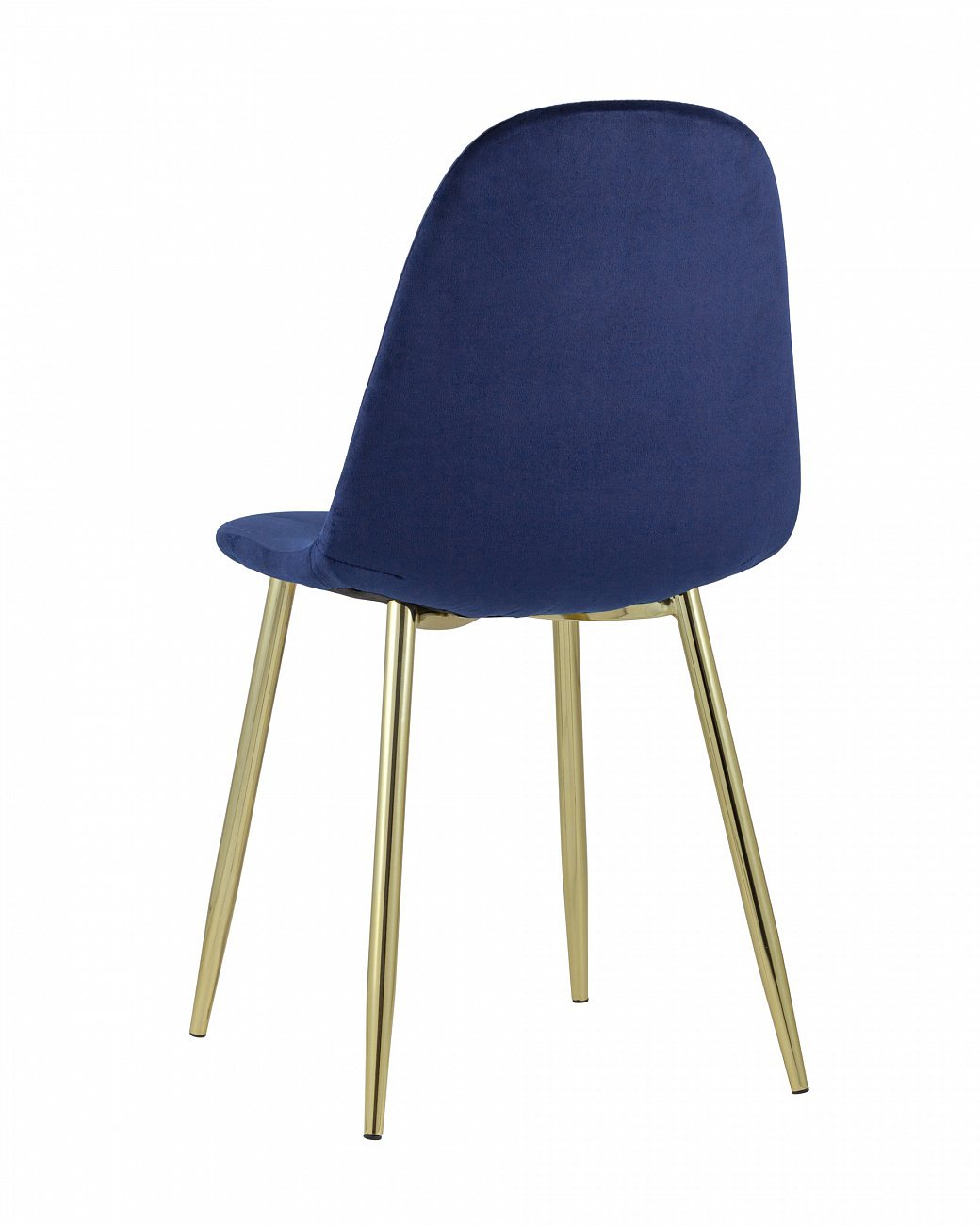 Стул со спинкой синий с золотыми ножками "Валенсия" STOOL GROUP ДИЗАЙНЕРСКИЕ, ИНТЕРЬЕРНЫЕ 00-3881780 Синий  - Вид №3