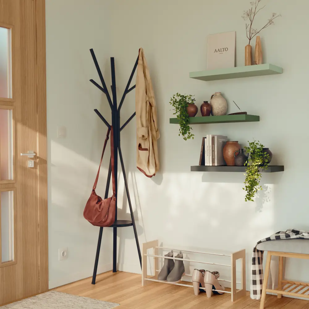 Полка настенная Spaceo Cactus 1 60x23.5 см МДФ цвет кактус 82877526 STLM-2035011  - Вид №10